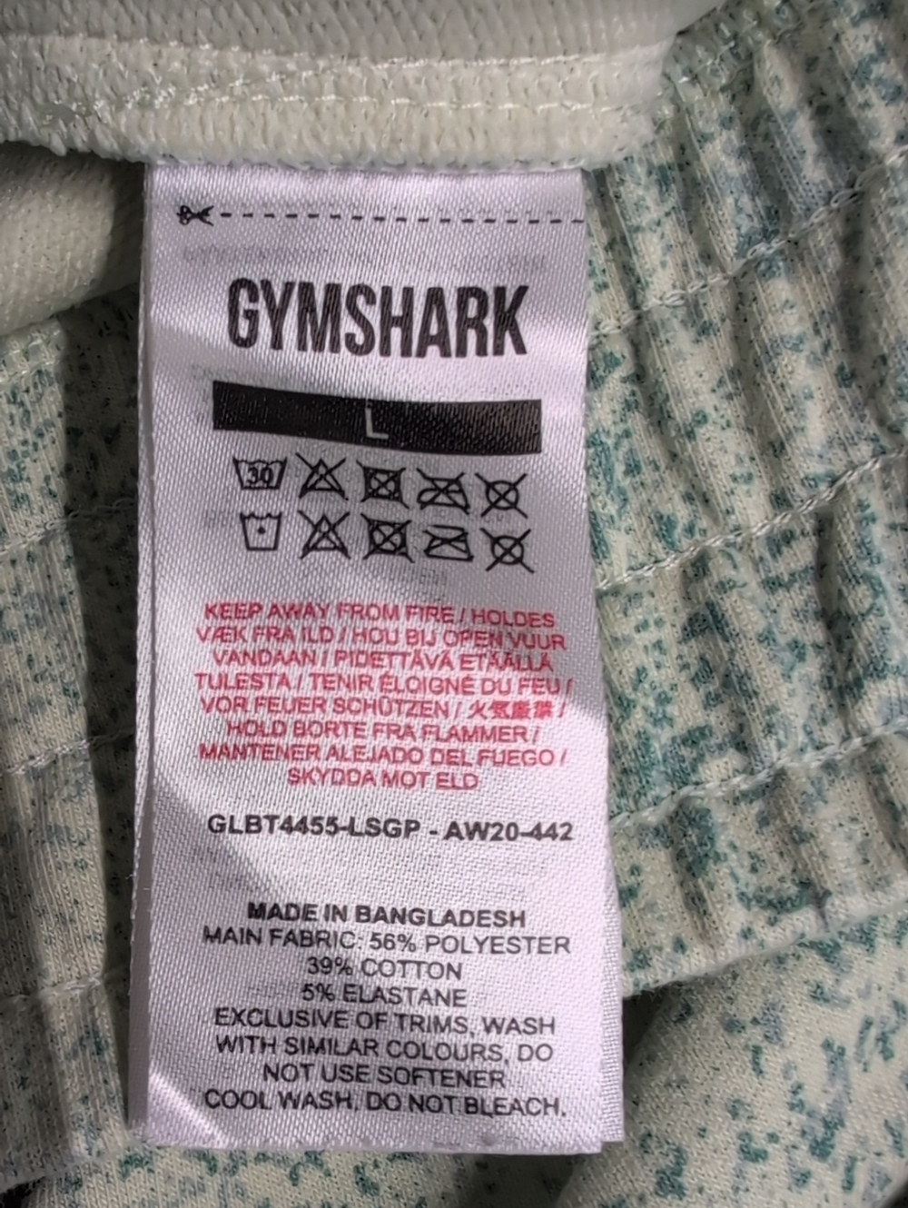 Gymshark Women’s Weight Lifting Chalk Joggers Split-Knee Pants Green Large EUC - Picture 8 of 10